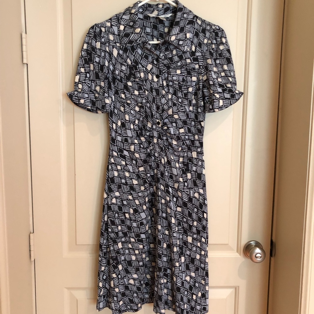 Diane von Furstenberg patterned multicolored dress